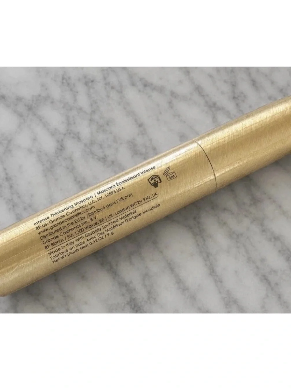 (2) Grande Drama Intense Thickening Mascara w/ Castor Oil Shade Black NEW SEALED